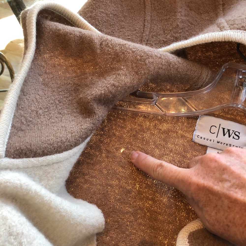 100% Wool Camel Color Long Coat In size Medium - Picture 8 of 10